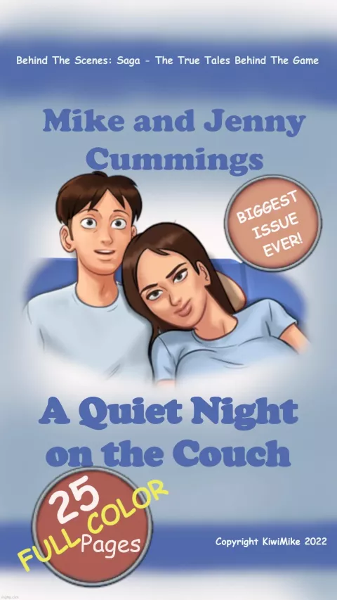 A Quiet Night on the Couch (Summertime Saga) porn comic cover