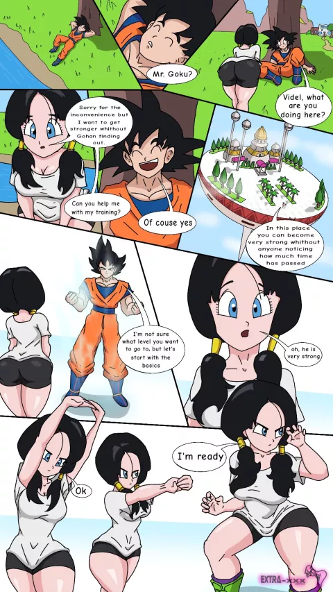 Videl x Goku (Dragon Ball Z) [Extranimacion] porn comic cover