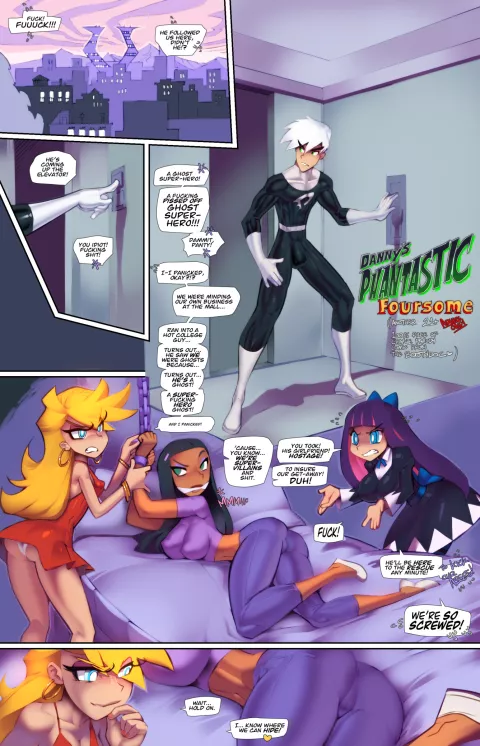 Danny's Phantastic Foursome (Danny Phantom) [Fred Perry] porn comic cover