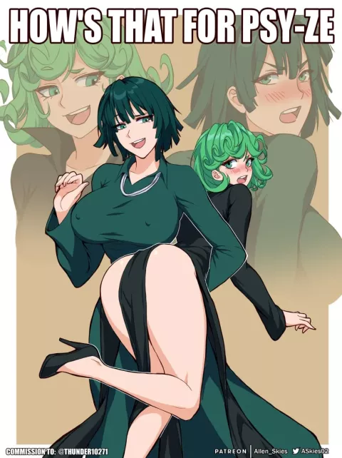 How's That For Psy-ze (One Punch Man) [TSFSingularity] porn comic cover