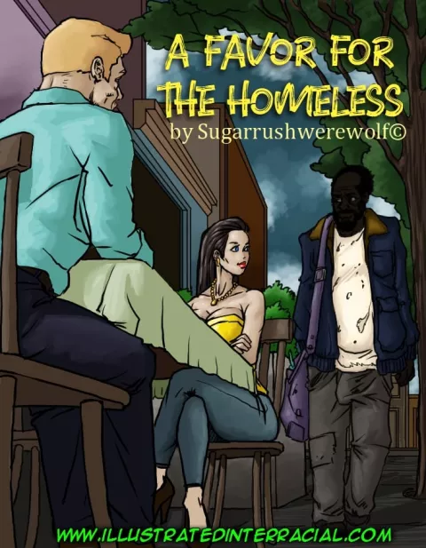 A Favor For The Homeless [IllustratedInterracial] porn comic cover