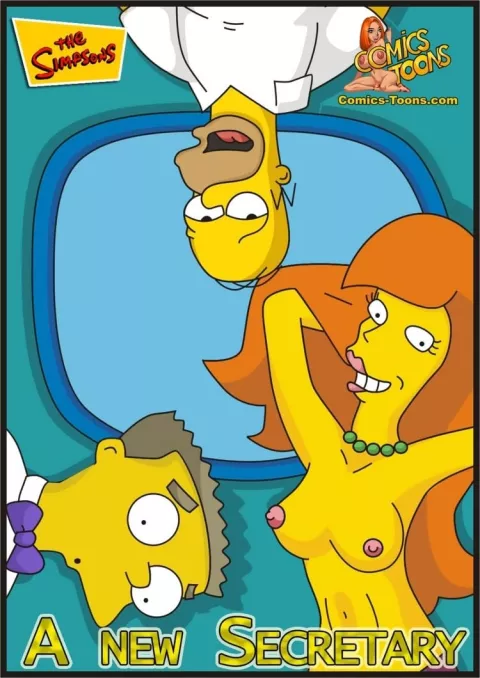A New Secretary (The Simpsons) [Comics-Toons] porn comic cover