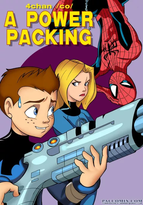 A Power Packing (Power Pack, Spider-Man) [Palcomix] porn comic cover