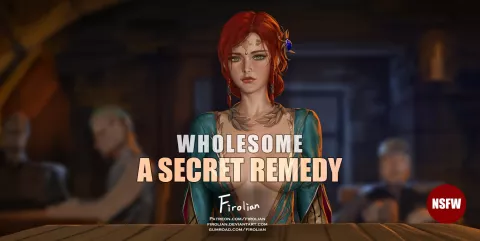 A Secret Remedy (The Witcher) [Firolian] porn comic cover