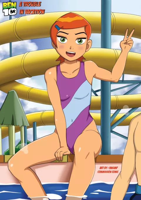 A Trouble in Vacation (Ben 10) [VN Simp] porn comic cover