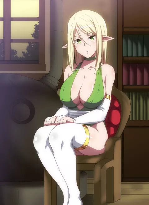 A case where I was summoned to a different world by a busty beauty elf and I got a cheat ability with enhanced magic and traveled while making children with her [Hara] porn comic cover