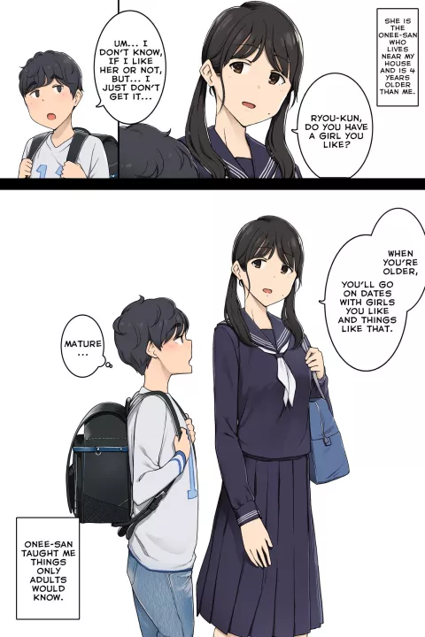 A childhood friend who teaches me about adults [Wakamatsu] porn comic cover