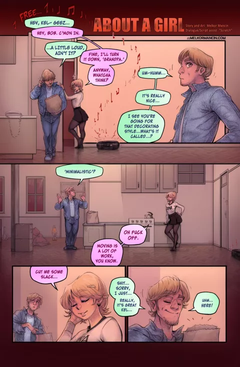 About A Girl [Romulo Melkor Mancin] porn comic cover
