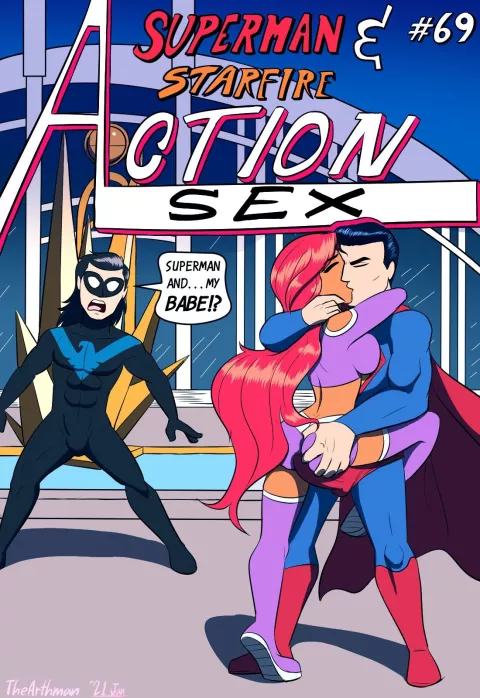 Action Sex (Justice League) [The Arthman] porn comic cover