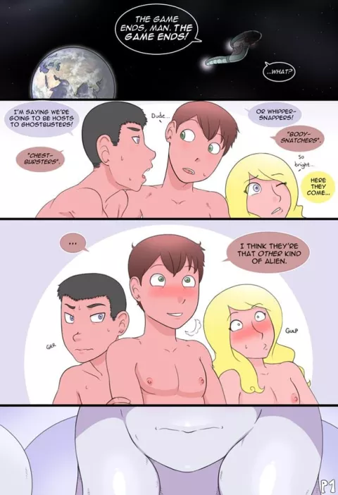 Aliens Up the Ass [Nobody in Particular] porn comic cover