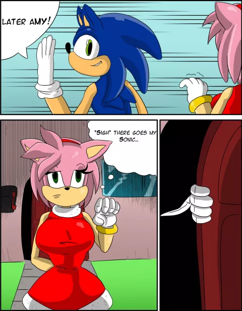 Amy’s Peril (Sonic The Hedgehog) [Loonyjams] porn comic cover
