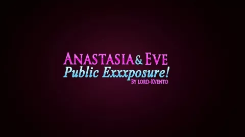 Anastasia &amp; Eve – Public Exposure! [Lord Kvento] porn comic cover
