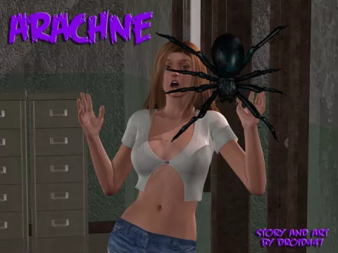 Arachne [3DMonsterStories, Droid447] porn comic cover