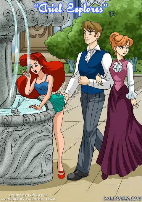 Ariel Explores (The Little Mermaid) [Palcomix] porn comic cover