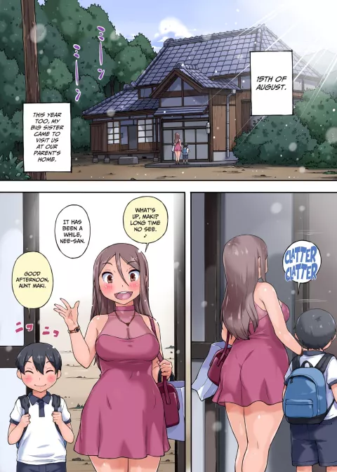 Aunt Cucking – About My Nephew’s Dick Being Too Big [Hiiragi Popura] porn comic cover