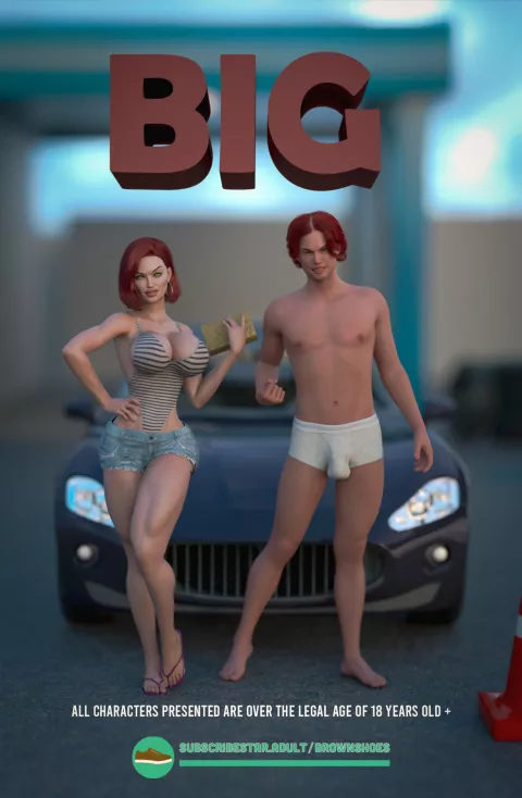 Big [Brown Shoes] porn comic cover