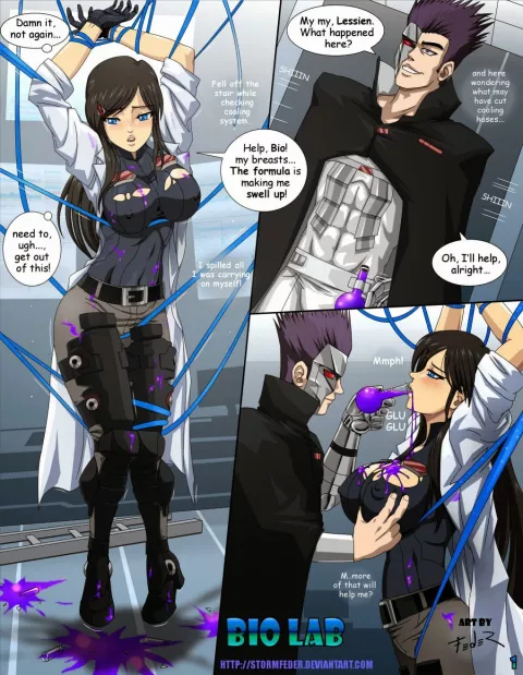 Bio Lab [StormFedeR] porn comic cover