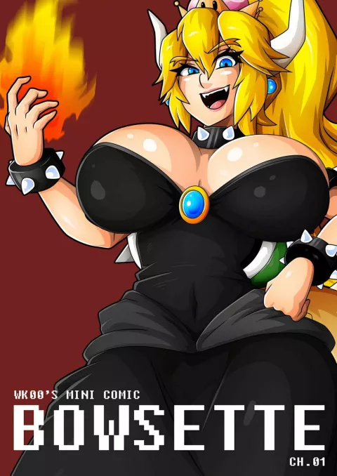Bowsette (Mario Series) [WitchKing00] porn comic cover