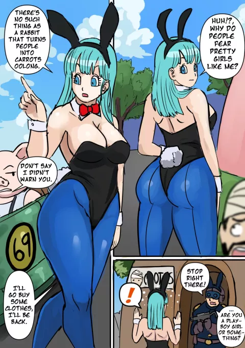 Bulma Short Comic (Dragon Ball) [Pink Pawg] porn comic cover