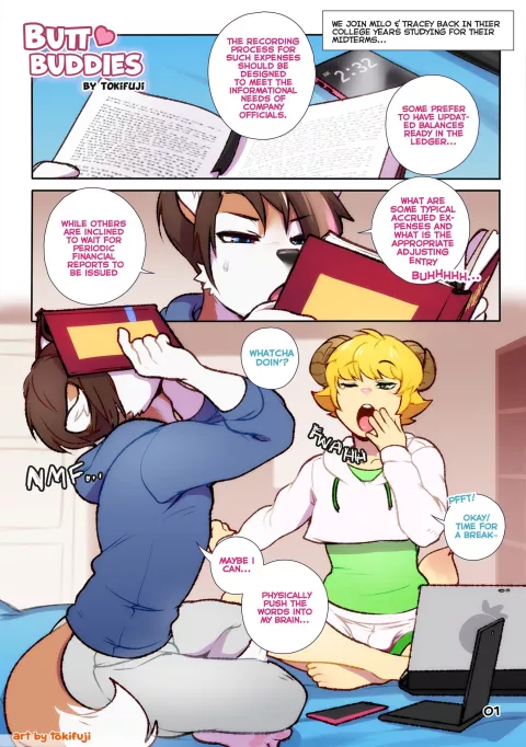 Butt Buddies [Tokifuji] porn comic cover