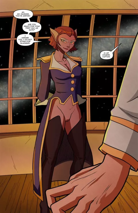 Captain Amelia’s Mate (Treasure Planet) [Swain Art] porn comic cover