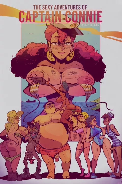 Captain Connie [Laz] porn comic cover