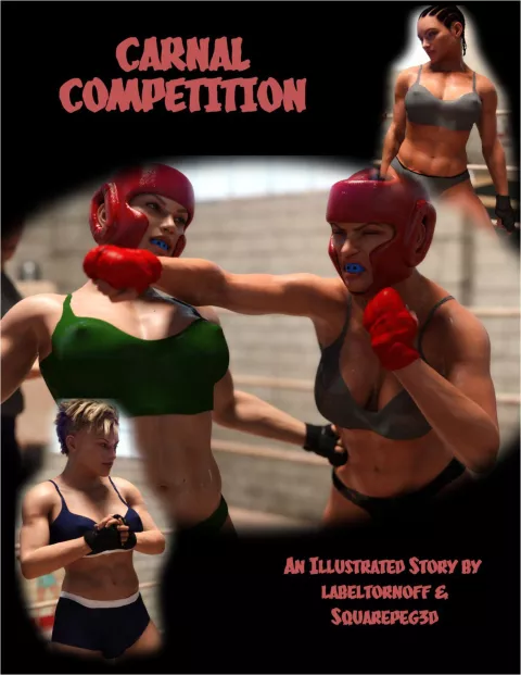 Carnal Competition [SquarePeg3D] porn comic cover