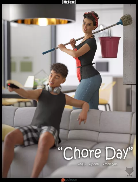 Chore Day [Mr.FOXX] porn comic cover