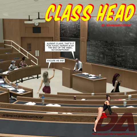 Class Head [Deranged Aristocrat] porn comic cover