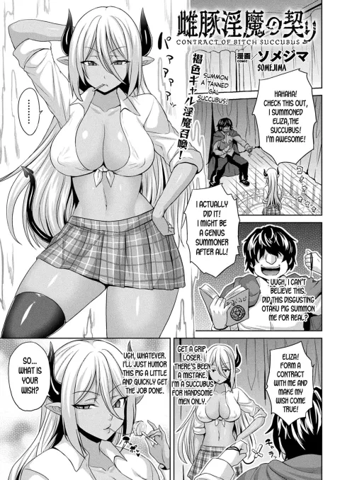 Contract Of Bitch Succubus [Somejima] porn comic cover