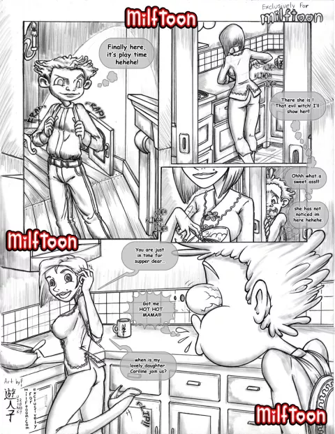 Coraline (Coraline) [MILFToon] porn comic cover