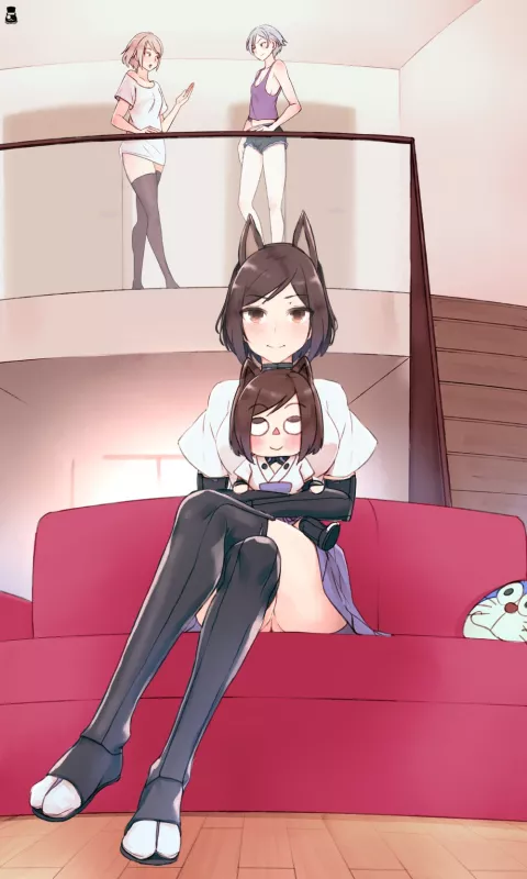 Couch Sex (Strike Witches) [Mr.takealook] porn comic cover