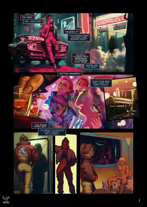 Cyberpunk Haze (Cyberpunk 2077) [BoxOfWant] porn comic cover