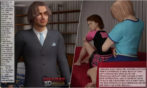 Daddy’s Birthday [IncestChronicles3D] porn comic cover