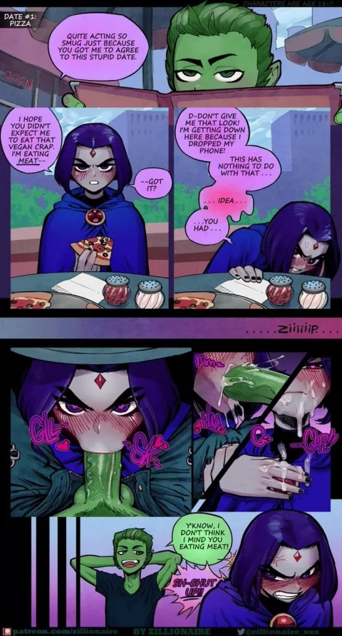 Dates (Teen Titans) [Zillionaire] porn comic cover