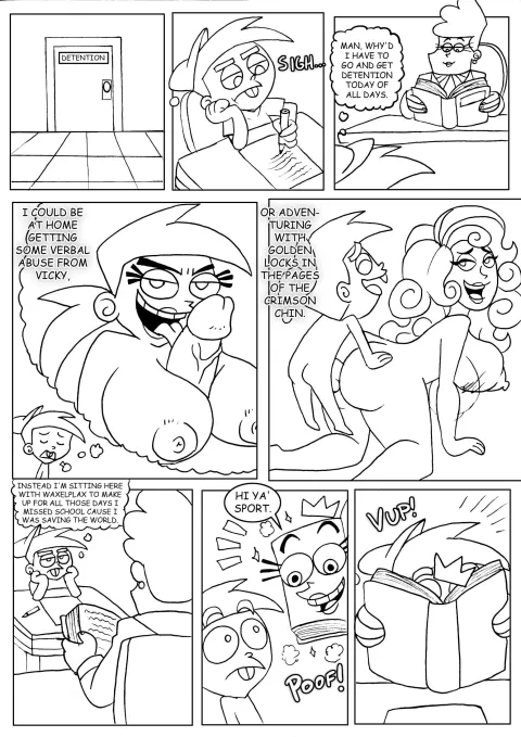 Detention Blue Balls (The Fairly OddParents) [DarkYamatoMan , Grigori] porn comic cover