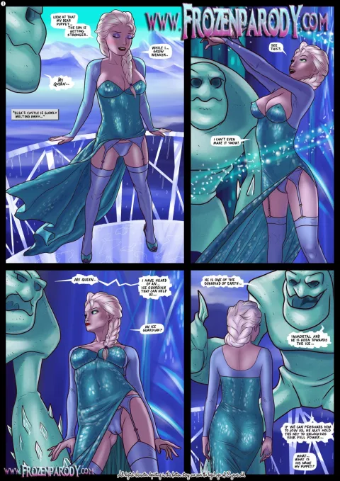 Elsa Meets Jack (Frozen) [FrozenParody] porn comic cover