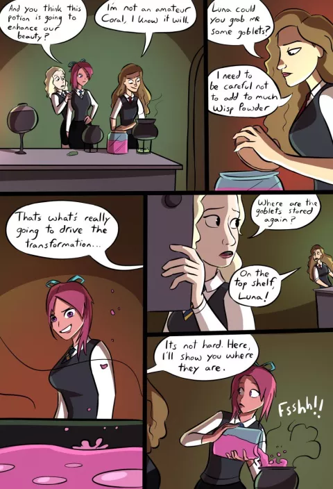 Enhancement Potion (Harry Potter) [EmmaBrave] porn comic cover