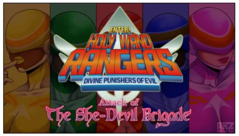 Enter! Holy Wand Rangers [AKaZlime] porn comic cover