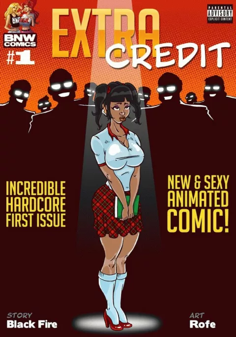 Extra Credit [BlackNWhiteComics] porn comic cover