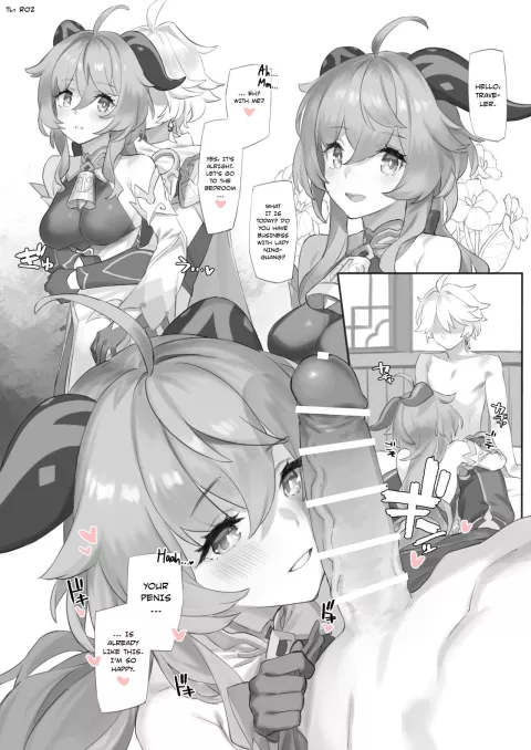 Fawning on Ganyu (Genshin Impact) [92M] porn comic cover