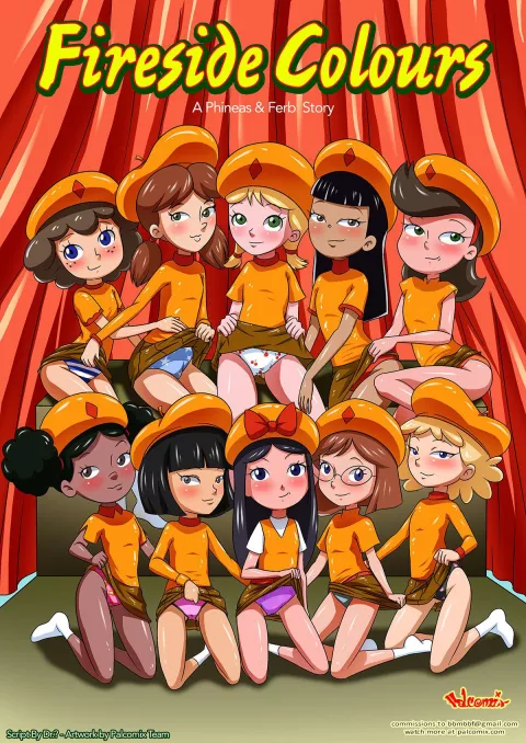 Fireside Colors (Phineas and Ferb) [PalComix] porn comic cover