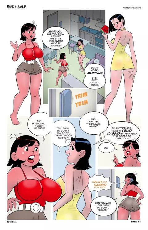 First Date [Mark Kleanup] porn comic cover