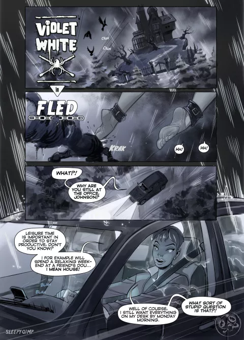 Fled [Sleepy Gimp] porn comic cover