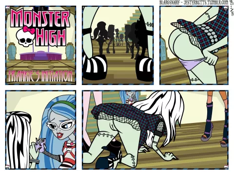 Frankie’s Initiation (Monster High) [Blargsnarf] porn comic cover