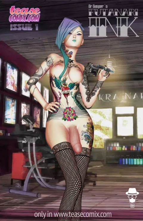 Futanari Ink [Tease Comix] porn comic cover