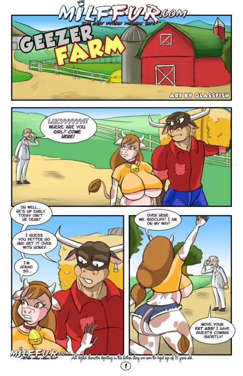 Geezer Farm [MILFFur] porn comic cover
