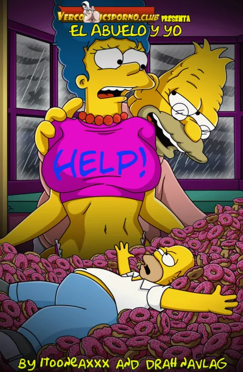 Grandpa And Me (The Simpsons) [Drah Navlag] porn comic cover