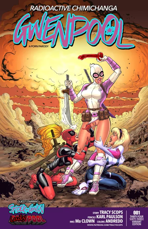 Gwenpool (Spider-Man , Deadpool) [Tracy Scops] porn comic cover