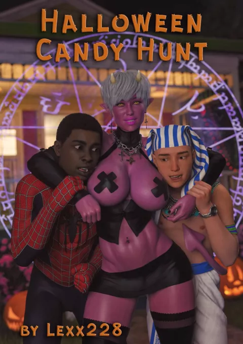 Halloween Candy Hunt [Lexx228] porn comic cover